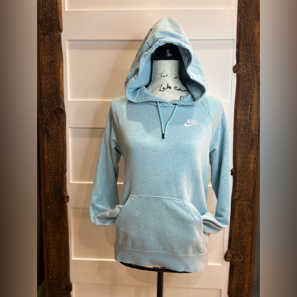 Nike Kids Light Blue Hoodie Pullover Sweatshirt Size XS Youth Boys Girls